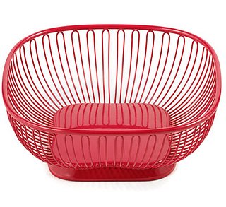 Nice and New(ish): Square Red Wire Basket